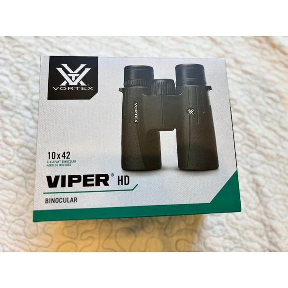 Vortex Viper HD 10x42 Binoculars with GlassPak Harness VPR-4210-HD New