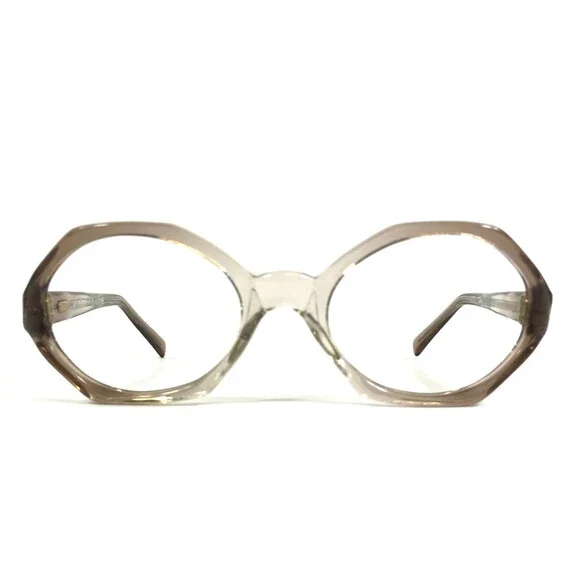 Vintage Filos Petite Small Eyeglasses Frames 5.1/411 1580 Clear Brown 50-20-128
