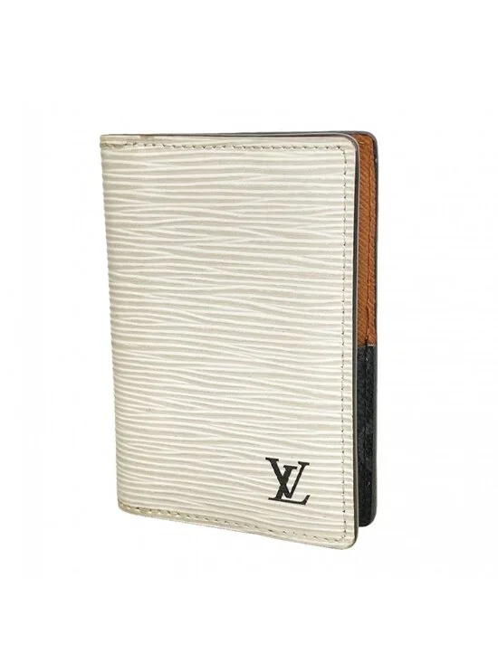 Louis Vuitton Card Case Monogram Eclipse Epi Organizer de Poche Blanc