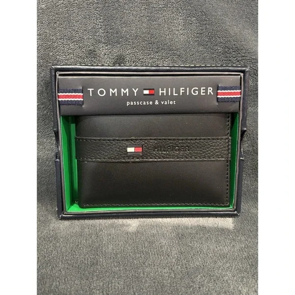 Tommy Hilfiger Men's Premium Leather Credit Card ID Wallet Billfold 31TL22X062