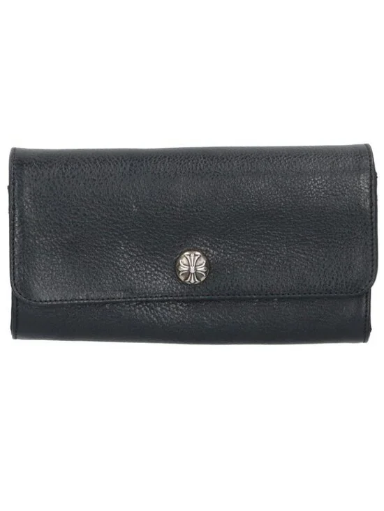 Chrome Hearts Judy Cross Button Leather Wallet