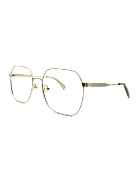 Longchamp LO2148 771 Gold Ivory Square Authentic Eyeglass Frames 55-17-140
