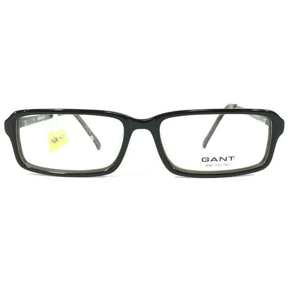 GANT Eyeglasses Frames G MERKIN BLK Black Gunmetal Gray Rectangular 54-15-140