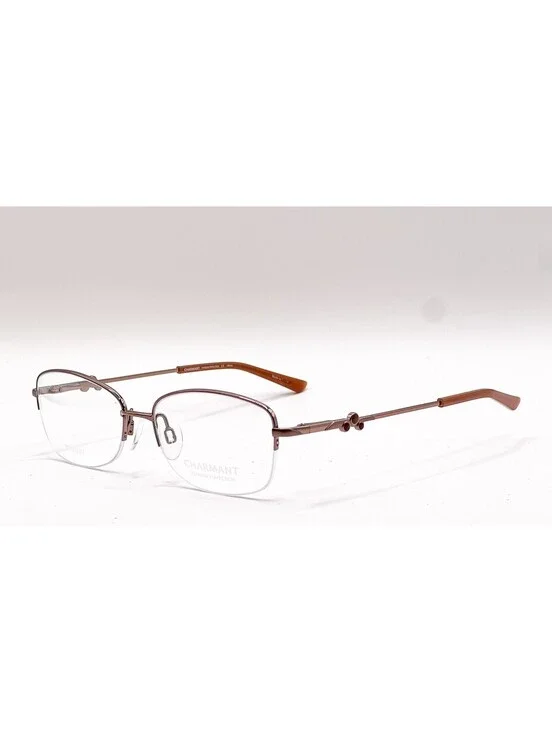 Charmant CH29211 LB Light Brown Oval Authentic Eyeglass Frames 52-16-140