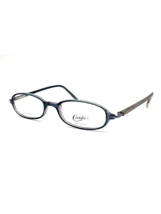 Candie's C Brigette BL Pur Black Purple Oval Authentic Eyeglass Frames 48-17-135