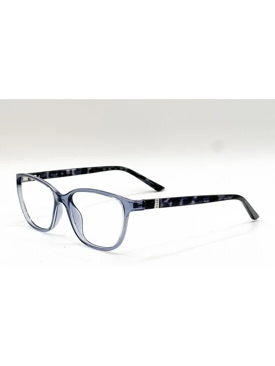 Elle EL13410 GR Gray Square Authentic Eyeglass Frames 53-16-135