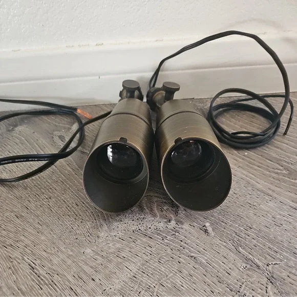 Liberty Landscape Lighting Directional‎ Spot Light with Hood - Weathered Brass
