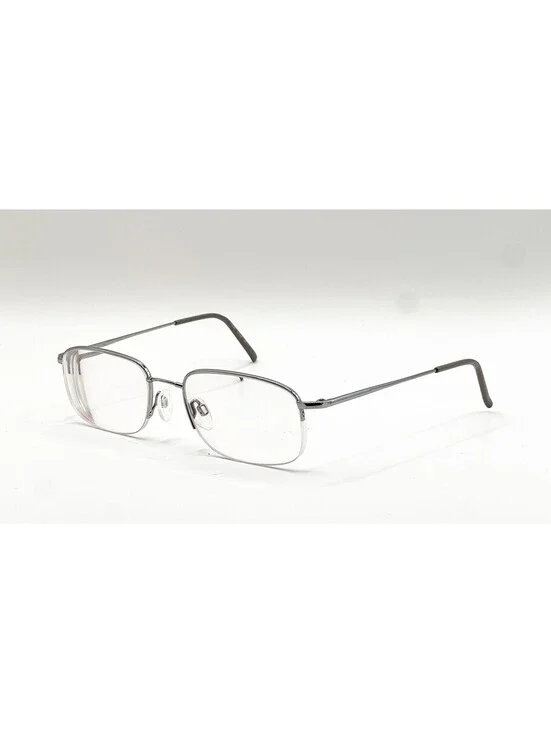 Flexon 606 LT Light Gunmetal Half Rim Authentic Eyeglass Frames 54-19-140
