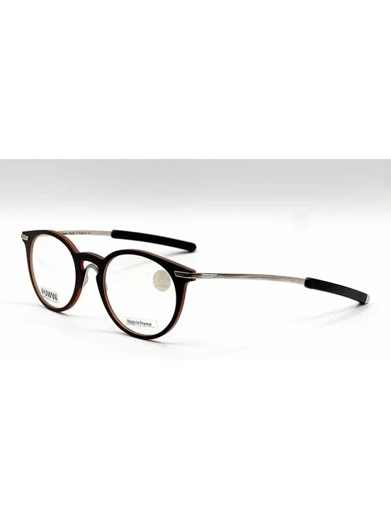 I Human PS13019 0013 Black Gray Silver Oval Authentic Eyeglass Frames 49-21-140
