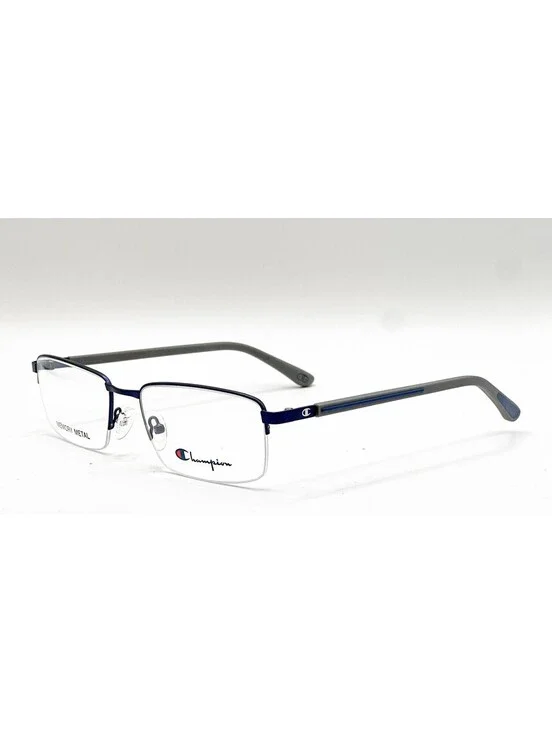Champion GO C03 Matte Navy Rectangle Authentic Eyeglass Frames 55-19-140