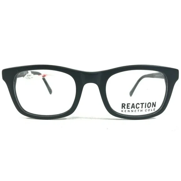 Kenneth Cole Reaction Eyeglasses Frames KC0788 002 Black Thick Rim 48-21-140