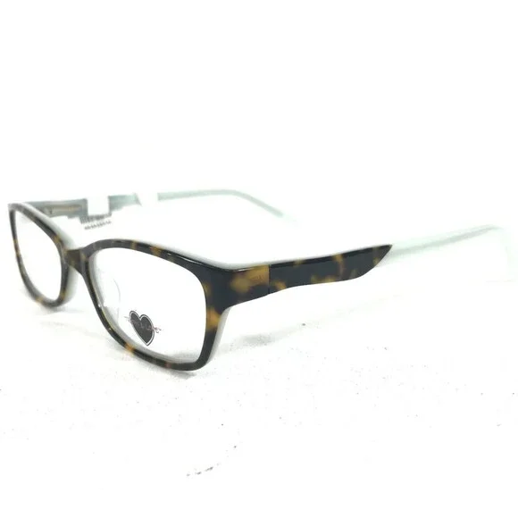 Truth & Love Eyeglasses Frames T & L 09 COL 10 Brown Tortoise Blue 53-16-140