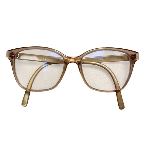 Salvatore Ferragamo Translucent Light pink Cat-Eye Glasses