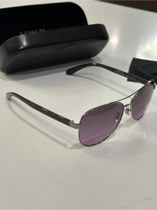 Coach Women’s Sunglasses with Purple Silver