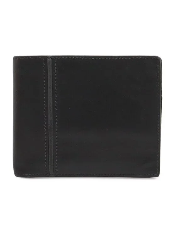 Hermes Mc2 Copernicus Bifold Billfold Wallet Leather Black