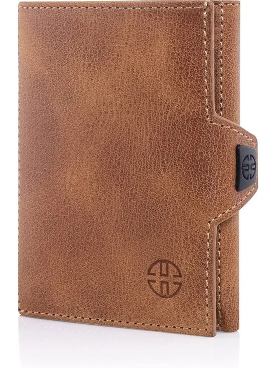Stylish Unisex RFID Trifold Leather Wallet | Slim Front Pocket Design, Secure