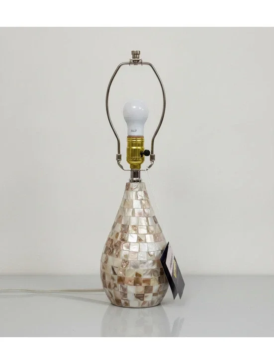 Jonathan Y Mosaic Table Lamp with Mother of Pearl Inlay
