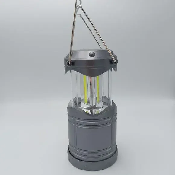 Ultra Bright Collapsible COB Lamp LED Camping COB Light Battery Included Lantern