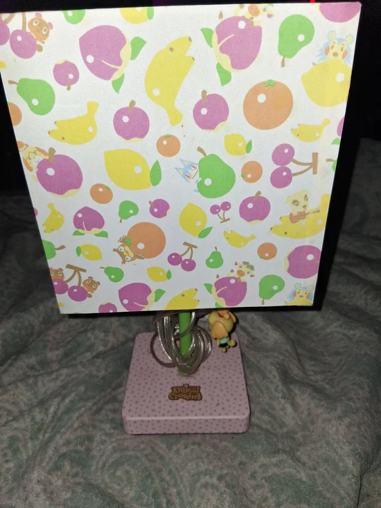 Animal Crossing Pink Fruit Pattern Table Lantern