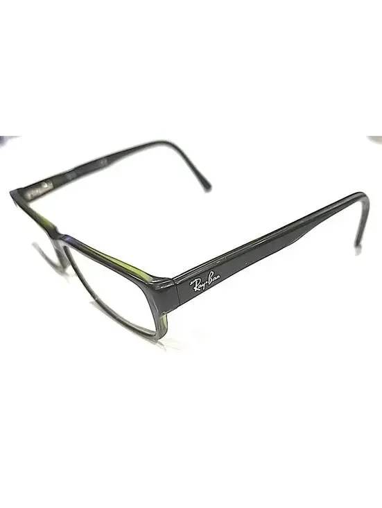 Ray Ban RB5169 2383 Dark Havana Green Rectangle Eyeglasses 52-16 140
