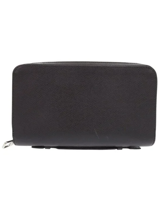 Louis Vuitton Zippy XL Taiga Black Wallet