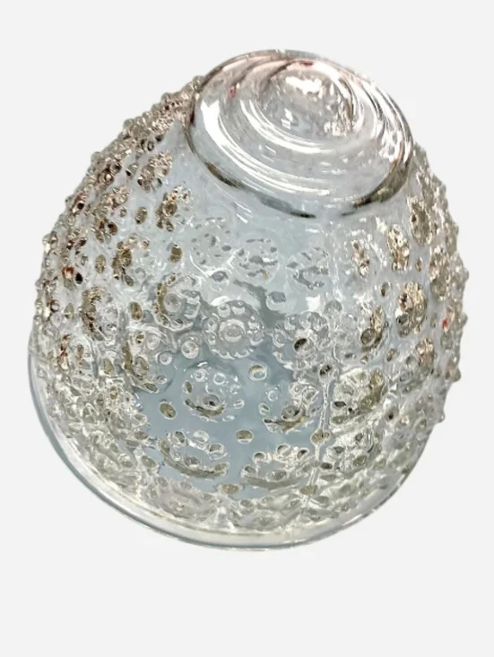 MCM Textured Glass Dome Accent‎