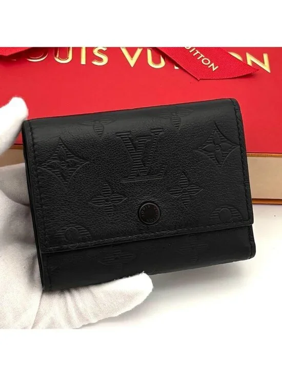 Louis Vuitton Monogram Shadow Victor Wallet Black