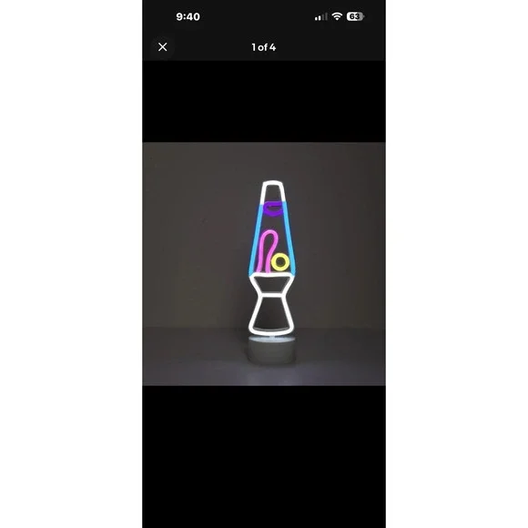 Urban Lifestyle LED Figural Lava Lamp Accent Table Lamp, 12.25
