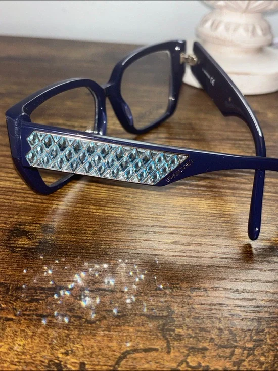 Swarovski Black Cat-Eye Glasses