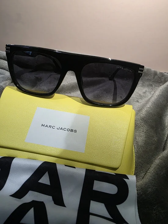 Marc Jacobs Black Oversized Square Sunglasses