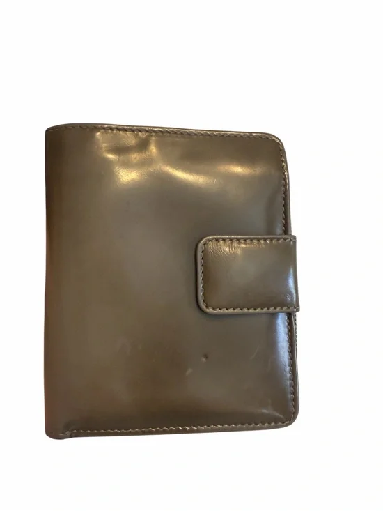 Vintage Gucci Techical Canvas Zip Around Brown Wallet