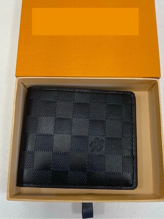 New men’s black fashion wallet