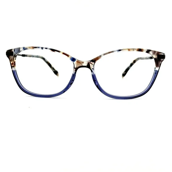 BCBGMAXAZRIA ROWAN Blue Brown Fade EYEGLASSES FRAME‎ 52-16-130mm H13414