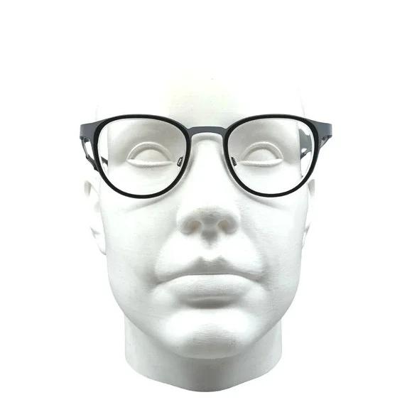 Bevel Rosa 8532 BGDB Eyeglasses Black Silver Round Frames Japan 47-21