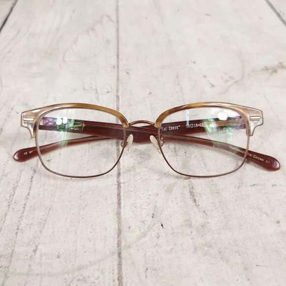 Penguin The Eddie FRAMES ONLY - Brown Tortoise Eyeglasses - 50-18-145 BR - USED