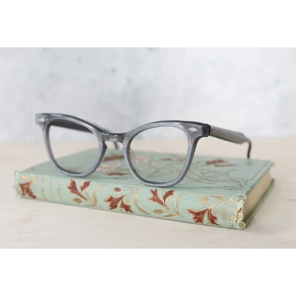Vintage Artcraft Cateye Eyeglass 1960s Rockabilly Pinup Preppy USA Made