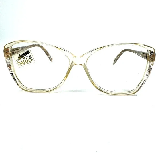 Safilo Elasta L 643‎ Eyeglasses Frames Cat Eye New Dead Stock 57-15-140 H12157