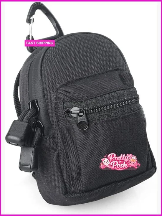 Tactical Compact EDC Pouch, 500D Nylon, Utility Zipper Pocket Organizer