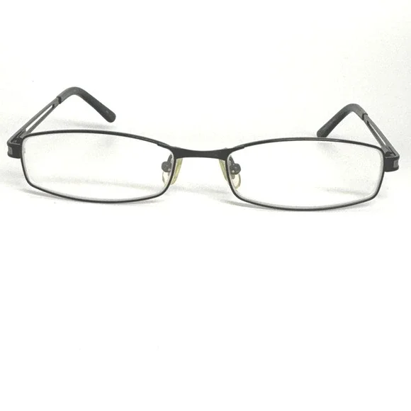 Marchon M715 010 Eyeglasses‎ Black Metal Rectangular Frames 51-16-140 21920