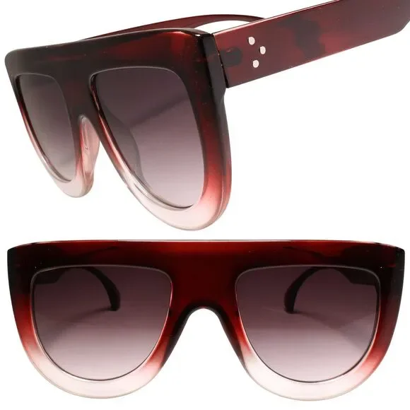 Hip Hop Dapper Clubbing Red Sunglasses