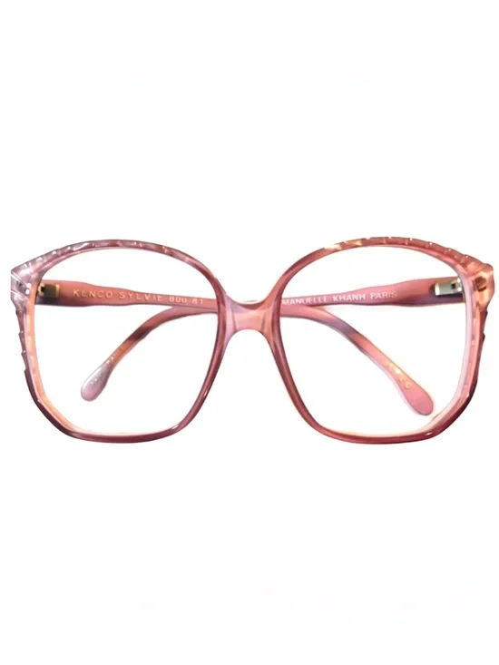 Vintage EMANUELLE KHANH Frames Eyeglasses or‎ Sunglasses, Mauve Pink Color New