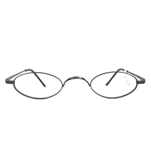 ogi Petite Eyeglasses Frames 502 COL. 57 Matte Navy Blue Oval Wire Rim 40-23-140