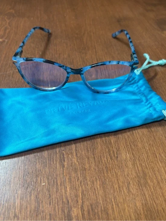 Blue Tortoiseshell Cat Eye Sunglasses