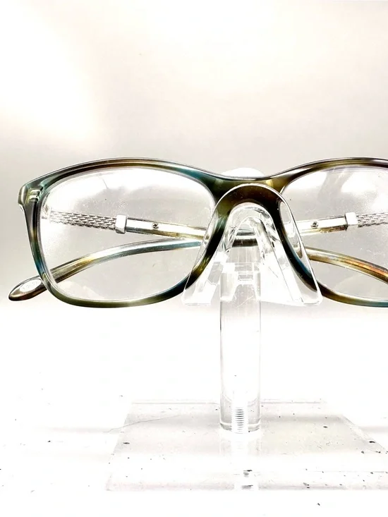 Tiffany & Co TF 2116-B Teal Tortoise Silver Chain Eyeglasses 53-16-140 Italy