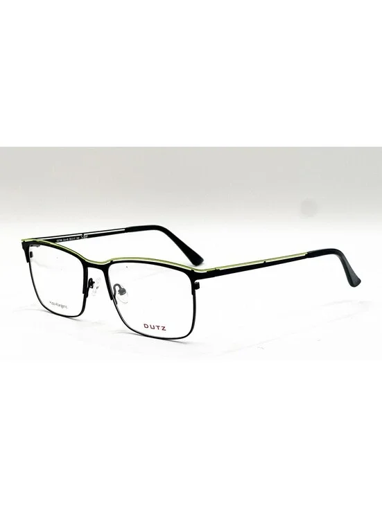Dutz DZ796 COL.45 Black Green Matte Full Rim Authentic Eyeglass Frames 55-17-145