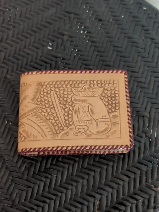 Unbranded Hand Tooled Mexico Wallet