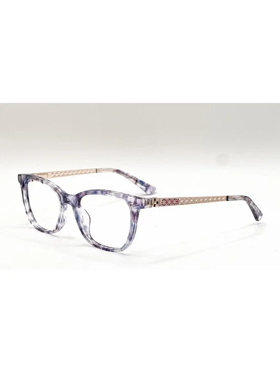 Nicole Miller Sophia C01 Purple Oval Authentic Eyeglass Frames 49-16-130