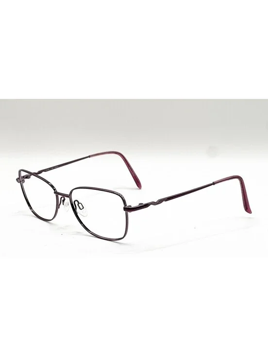 Elle EL13471 PU Purple Rectangle Authentic Eyeglass Frames 54-16-135