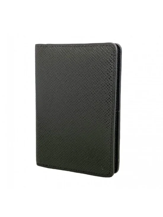 Louis Vuitton Card Case Taiga Organizer de Poche Noir