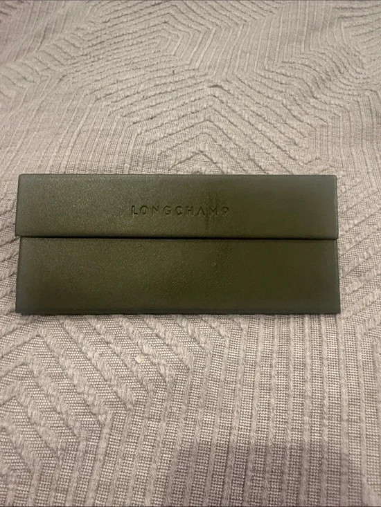 Longchamp Green Eye Glass Case